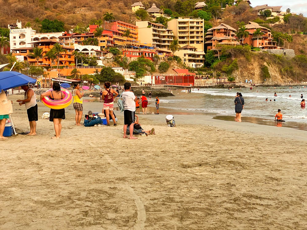 Playa La Madera during the late afternoon